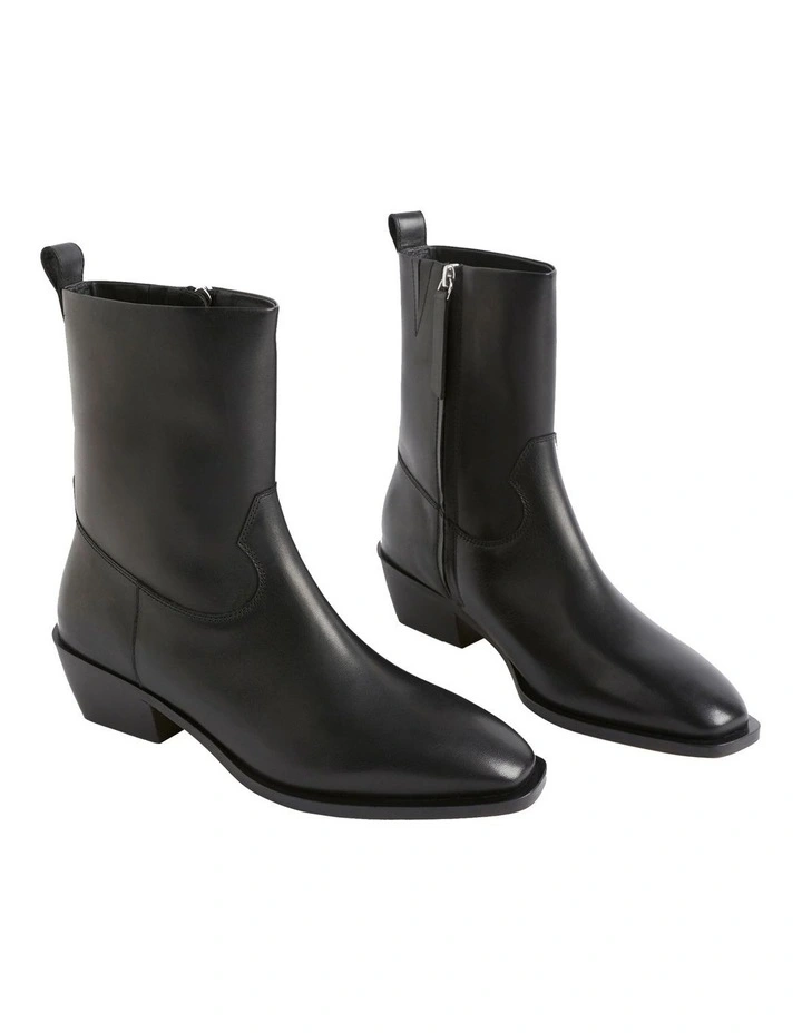 Cassidy Ankle Boot In Black 2 Cassidy Ankle Boot In Black - Image 2