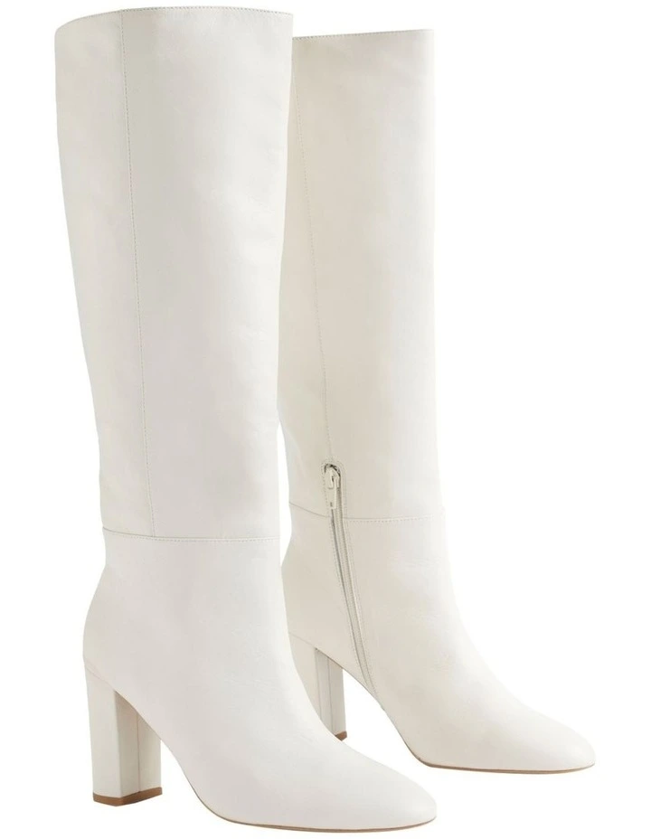 Sophie Knee High Boot In Bone 2 Sophie Knee High Boot In Bone - Image 2