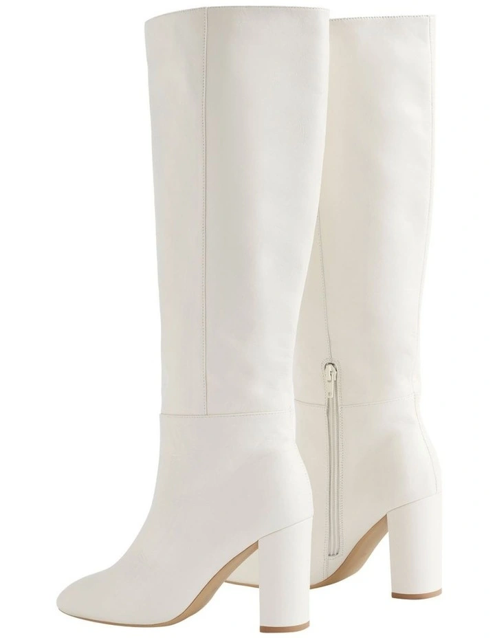 Sophie Knee High Boot In Bone 4 Sophie Knee High Boot In Bone - Image 4