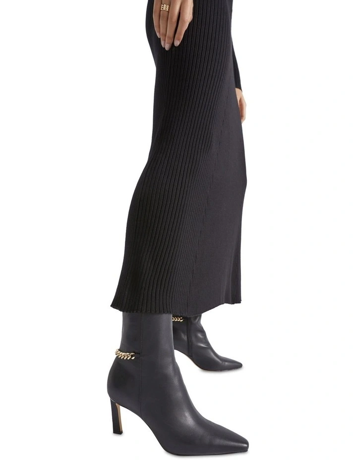 Charlotte Chain Boot In Black 3 Charlotte Chain Boot In Black - Image 3