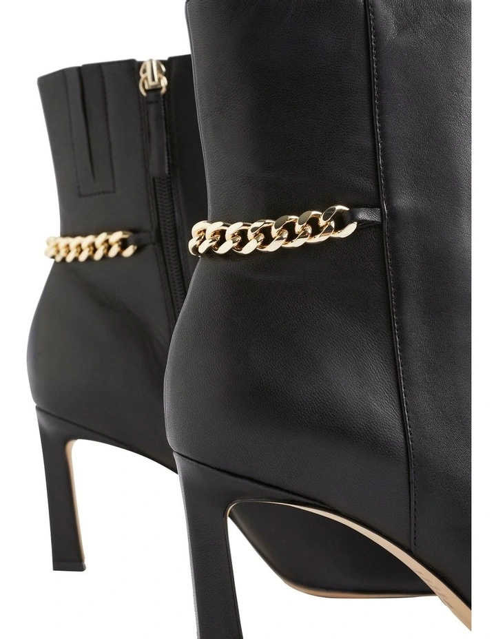 Charlotte Chain Boot In Black 4 Charlotte Chain Boot In Black - Image 4