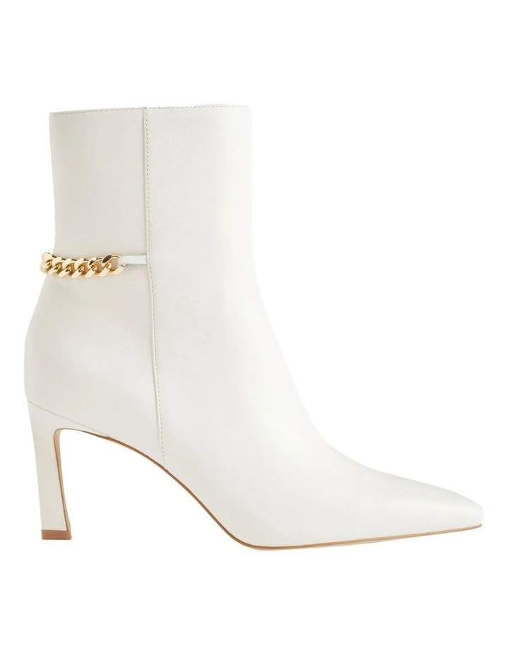 Charlotte Chain Boot In Bone 1 Charlotte Chain Boot In Bone