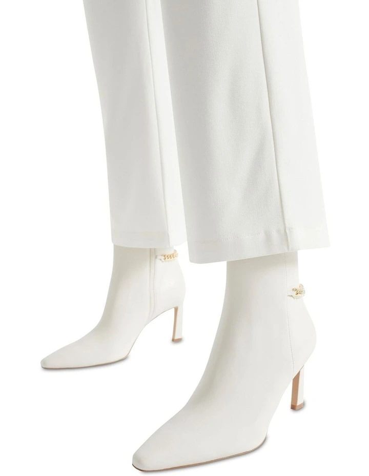 Charlotte Chain Boot In Bone 2 Charlotte Chain Boot In Bone - Image 2