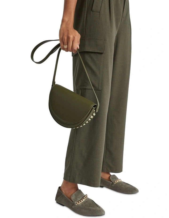 Chain Crossbody Bag In Dark Fern 3 Chain Crossbody Bag In Dark Fern - Image 3