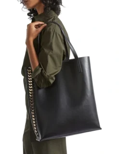 Chain Tote In Black 6 Chain Tote In Black -Heritage 988448770 988441030 3 720x928