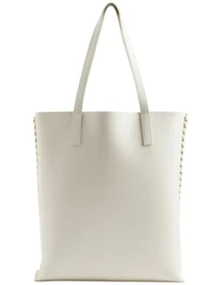 Chain Tote In Bone