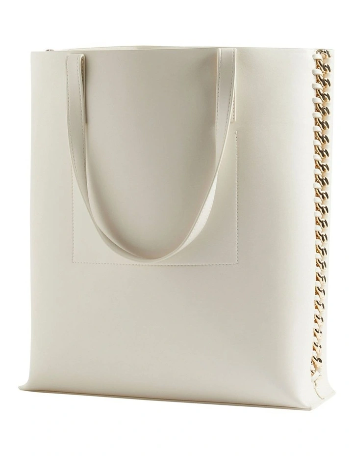 Chain Tote In Bone 2 Chain Tote In Bone - Image 2