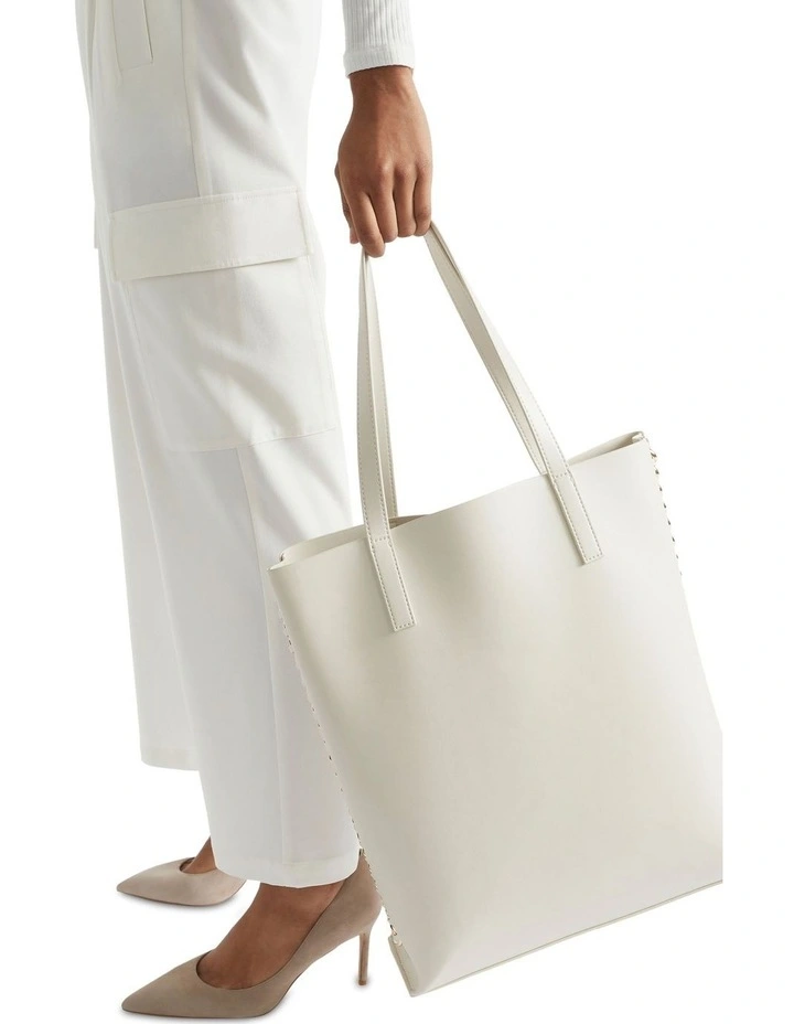 Chain Tote In Bone 3 Chain Tote In Bone - Image 3