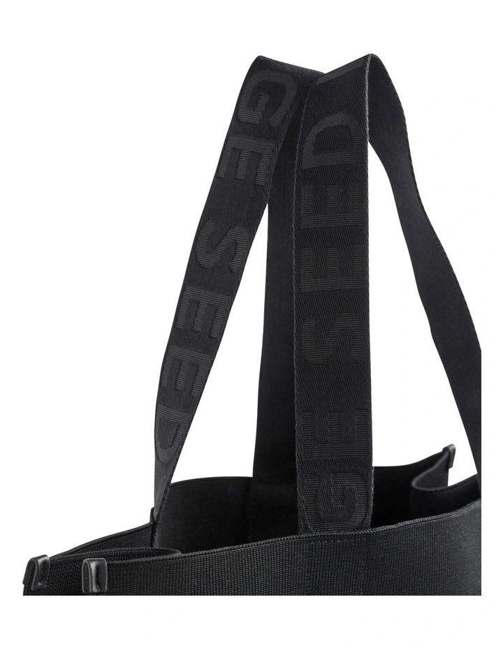 Knitted Tote In Black 4 Knitted Tote In Black - Image 4