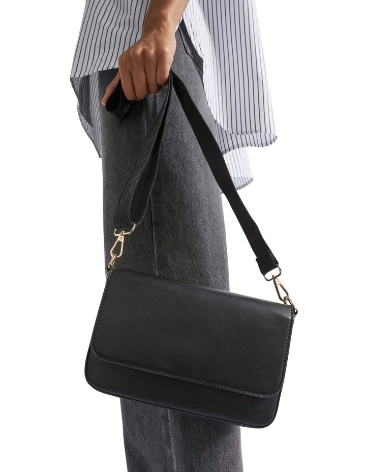 Logo Crossbody Bag In Black 2 Logo Crossbody Bag In Black - Image 2