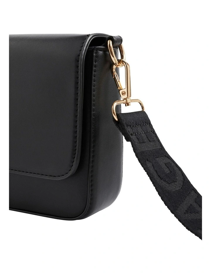 Logo Crossbody Bag In Black 4 Logo Crossbody Bag In Black - Image 4