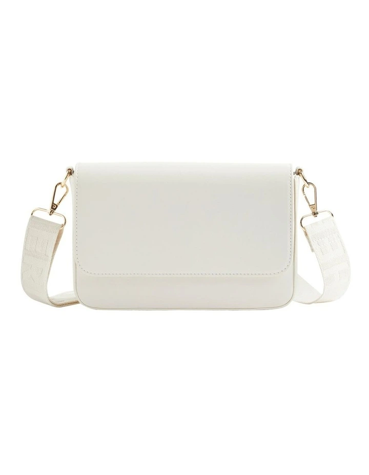 Logo Crossbody Bag In Bone 1 Logo Crossbody Bag In Bone