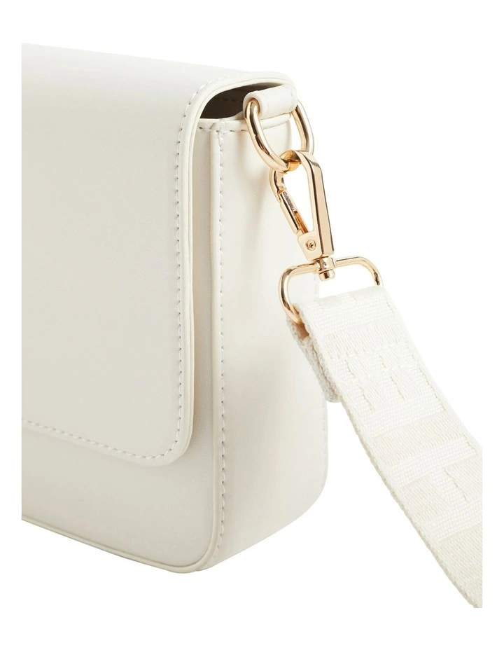 Logo Crossbody Bag In Bone 4 Logo Crossbody Bag In Bone - Image 4