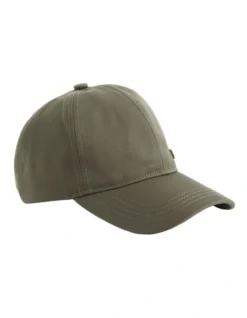 Heritage Logo Cap In Dark Fern