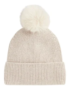 Pom Pom Beanie In Light Storm