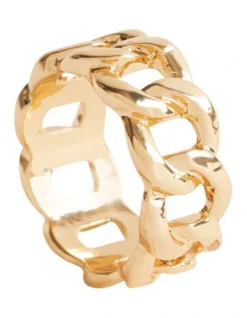 Chain Ring In Gold