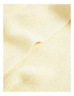 Rib Knit Scarf In Soft Butter -Heritage 988452460 988447150 3 720x928