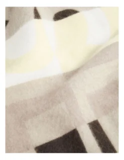 Colour Block Scarf In Dark Fern -Heritage 988452640 3 720x928